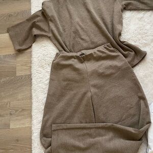 Zara Brown Jumpsuit